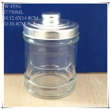 750ml Glass Canisters for Coffee Sugar with Al Lids